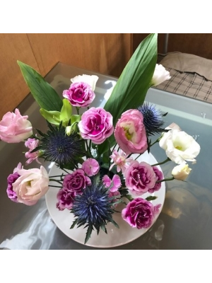 フラワー教室と生け花小原流